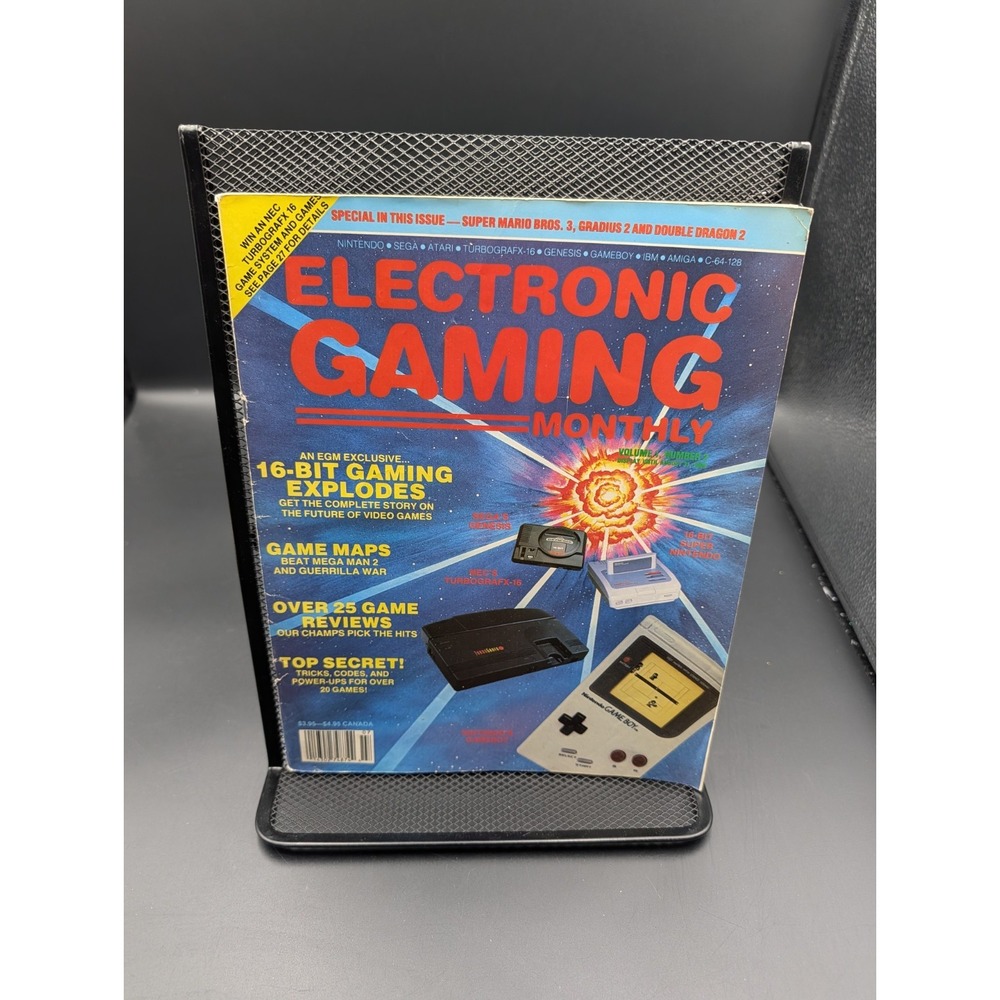 Vintage 1989 Electronic Gaming Monthly Volume 1 Issue #2